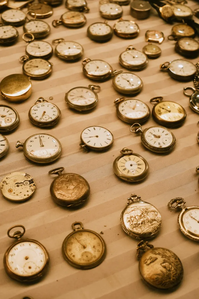 Collection of railroad-grade pocket watches
