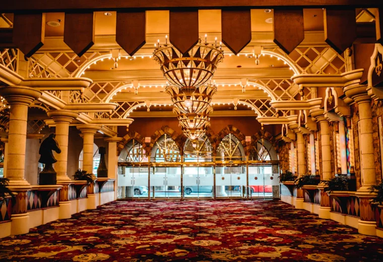 Chandelier run down the centre