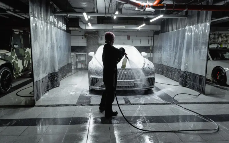 Snow Foam Wash at SWP Car Wash