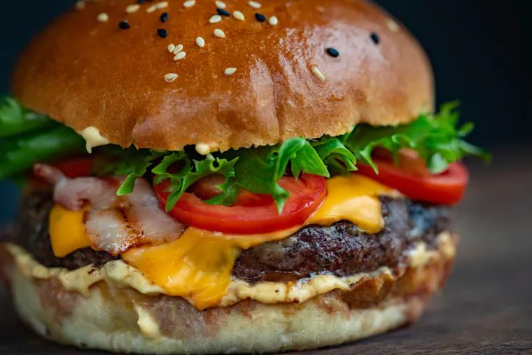 Smoky BBQ smash burger
