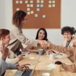 Team collaborating during a workshop