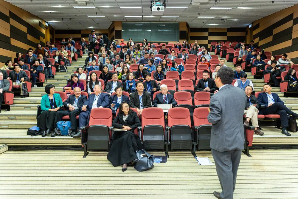 Conference auditorium at the summit venue