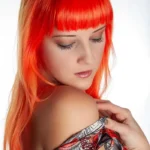 Copper red waves