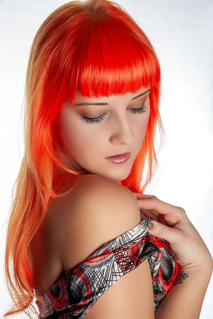 Copper red waves