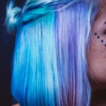 Electric blue colour