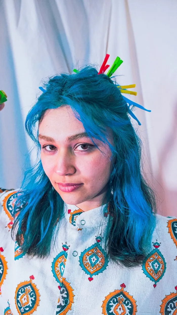 Blue bob