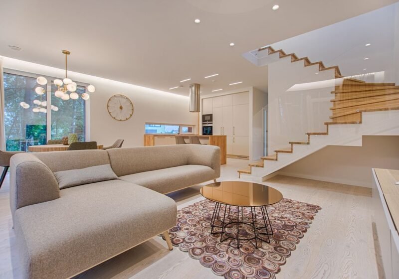 Bright modern living room