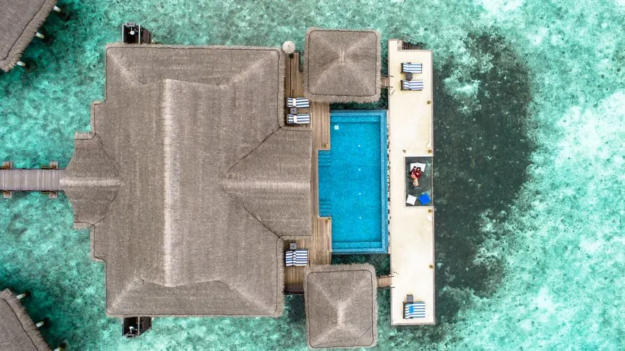 Tropical resort scenery