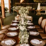 Floral table decor