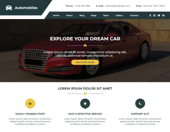 10 Best WordPress Themes for Car Dealer Websites (Free & Premium)