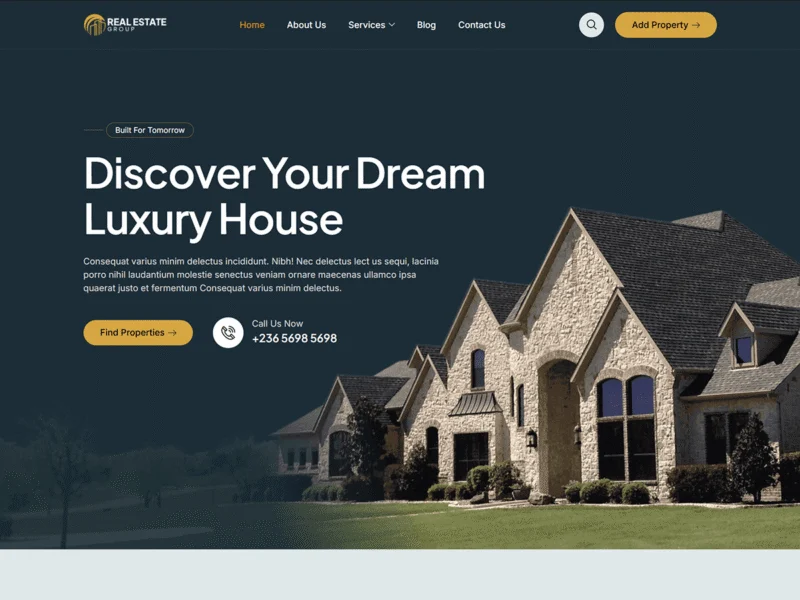 Bosa Real Estate Group WordPress theme