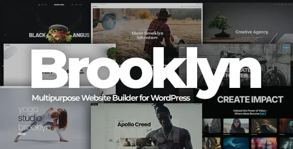 11 Best WordPress Themes for Portfolio (Free & Premium) 8 Brooklyn premium portfolio WordPress theme preview
