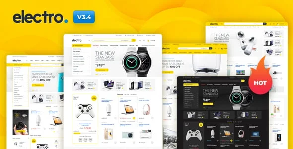 Electro electronics store WordPress theme preview