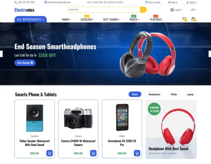 10 Best WordPress Themes for Electronics Store (Free & Premium)