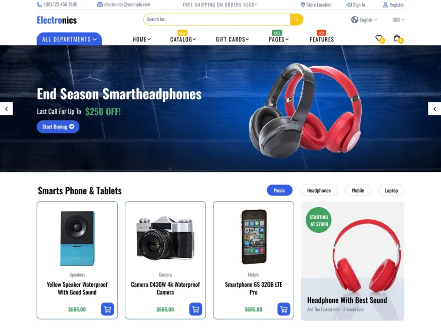 10 Best WordPress Themes for Electronics Store (Free & Premium)