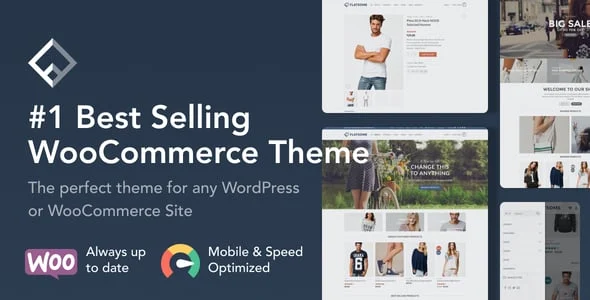 Flatsome best WordPress theme for ecommerce website on ThemeForest