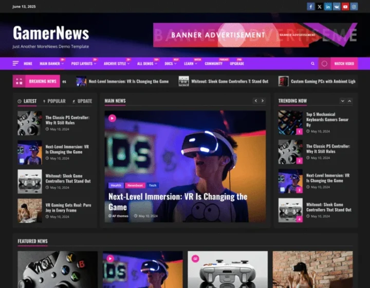 10 Best WordPress Themes for Gaming Blog (Free & Premium)
