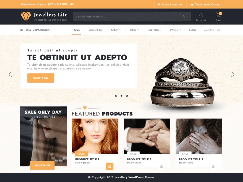 10 Best WordPress Themes for Jewellery (Free & Premium)