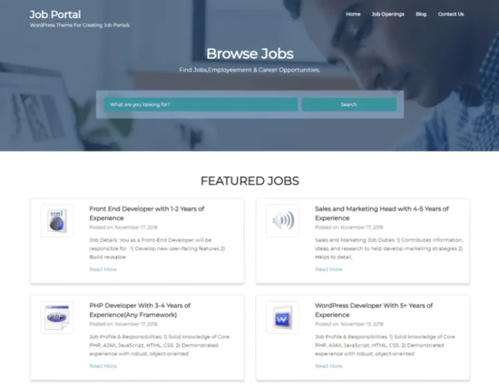 10 Best WordPress Themes for Job Portal (Free & Premium)