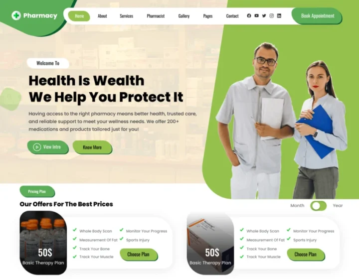 10 Best WordPress Themes for Pharmaceutical Company (Free & Premium)