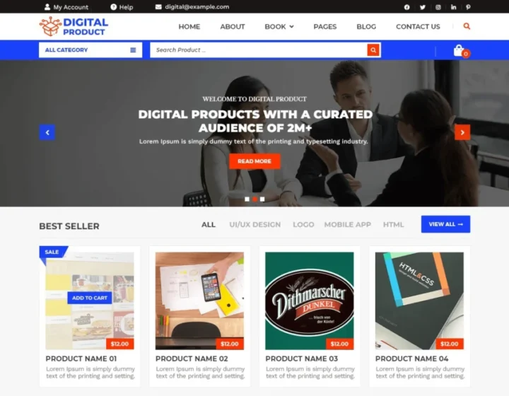 10 Best WordPress Themes for Digital Products (Free & Premium)