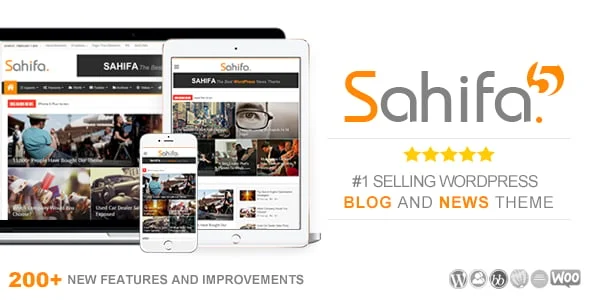 Sahifa news magazine WordPress theme preview