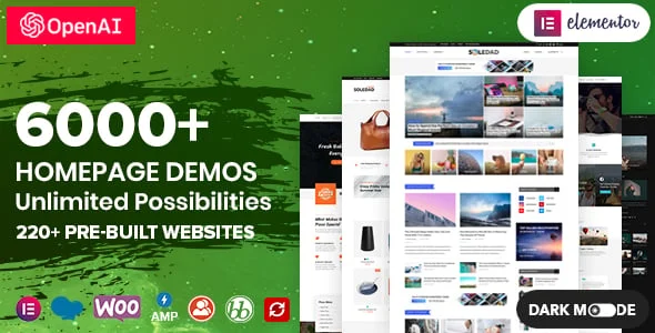 11 Best WordPress Themes for Blogs (Free & Premium) 7 Soledad premium WordPress theme for blogs on ThemeForest