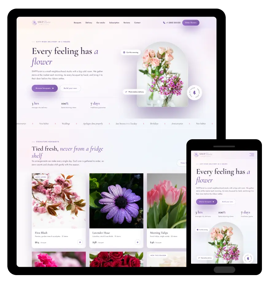 Florist WordPress Theme