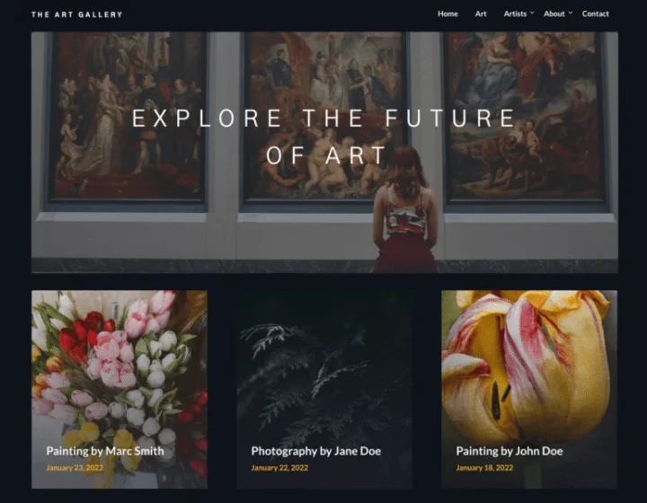 10 Best WordPress Themes for Artists (Free & Premium)