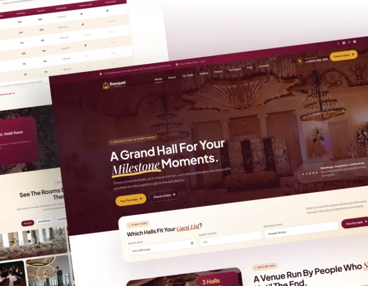 Banquet Hall WordPress Theme