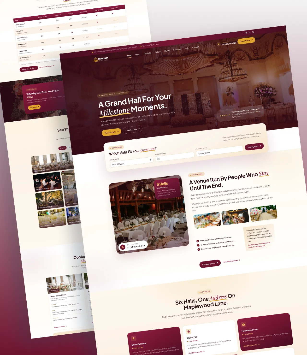 Banquet Hall WordPress Theme