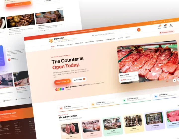 Butcher Shop WordPress Theme