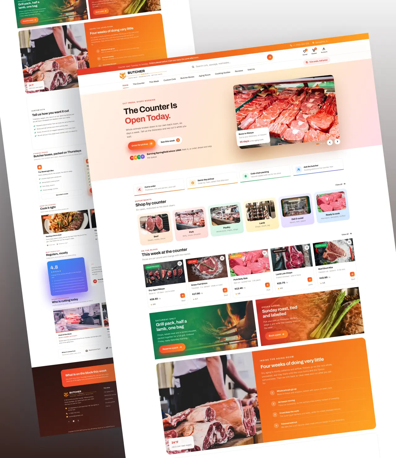 Butcher Shop WordPress Theme