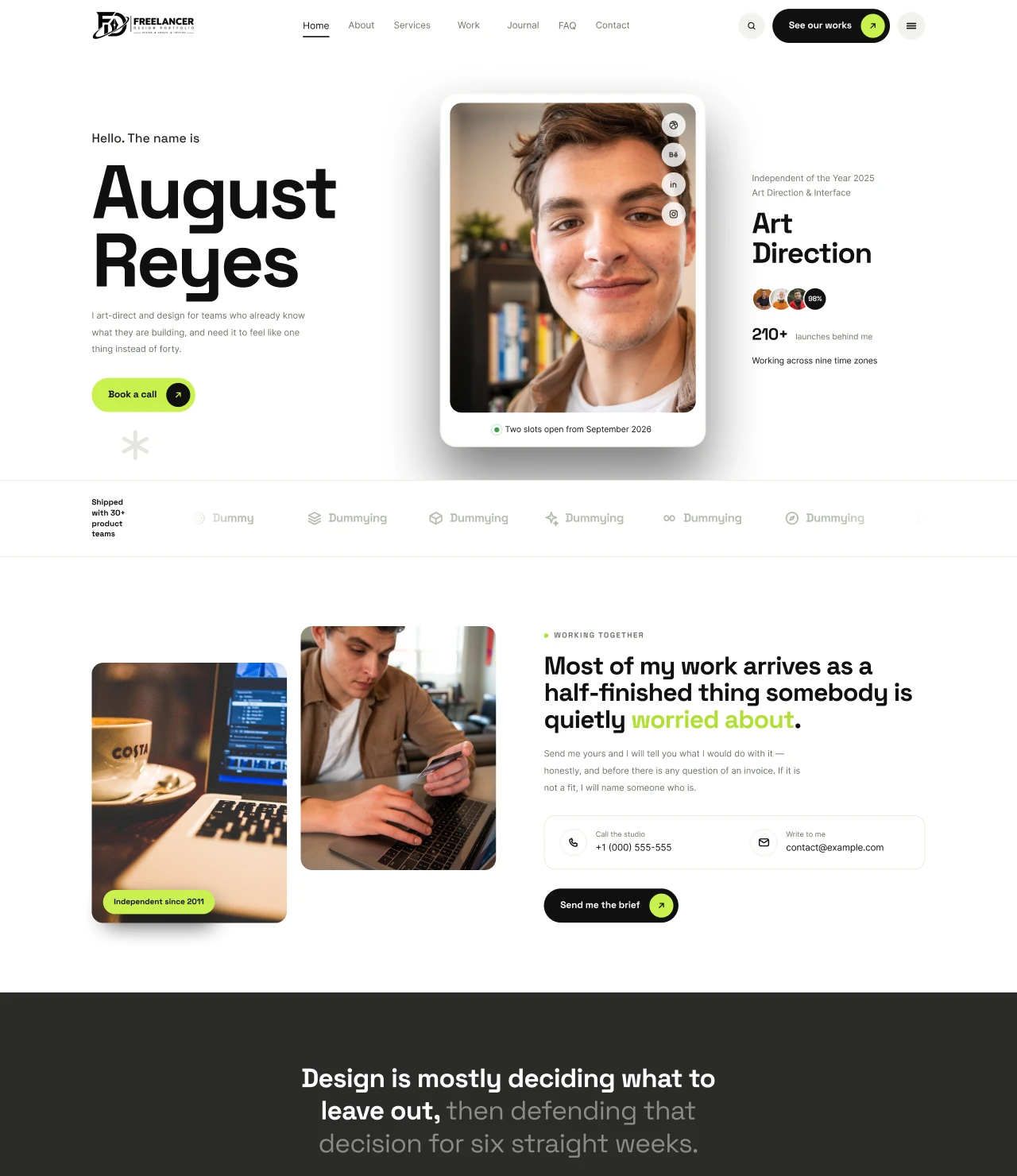 Freelancer Design Portfolio