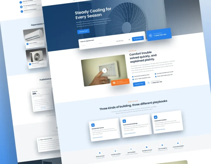 HVAC WordPress Theme