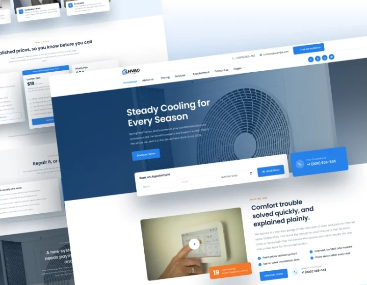 HVAC WordPress Theme
