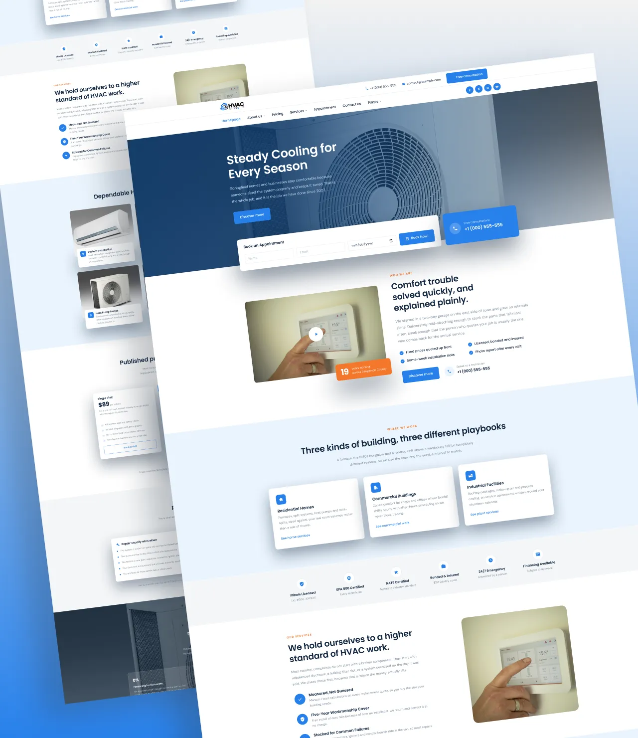 HVAC WordPress Theme
