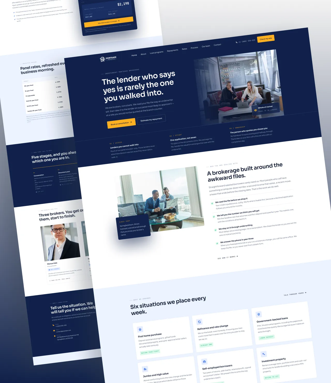 Mortgage Broker WordPress Theme
