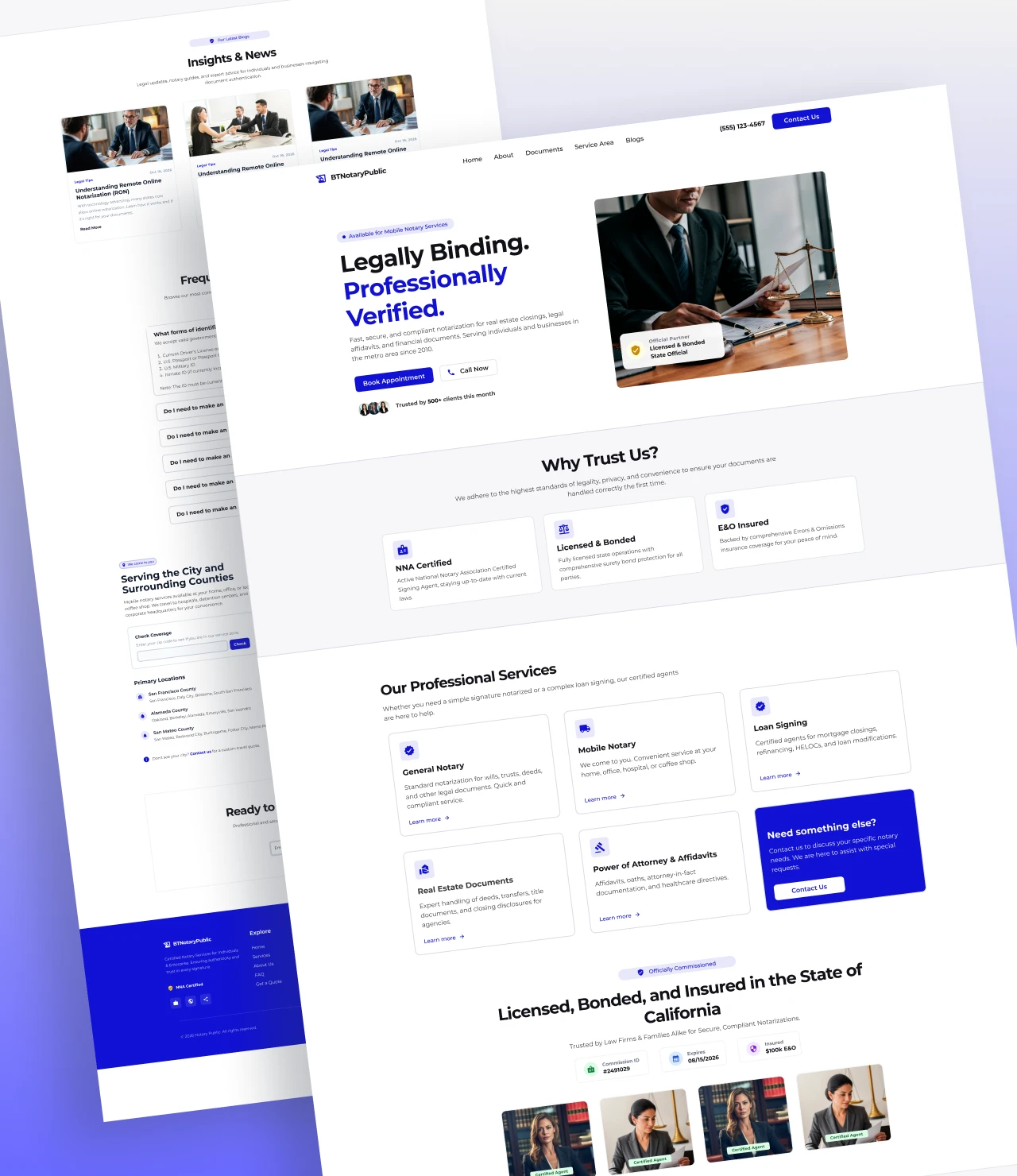 Notary WordPress Theme