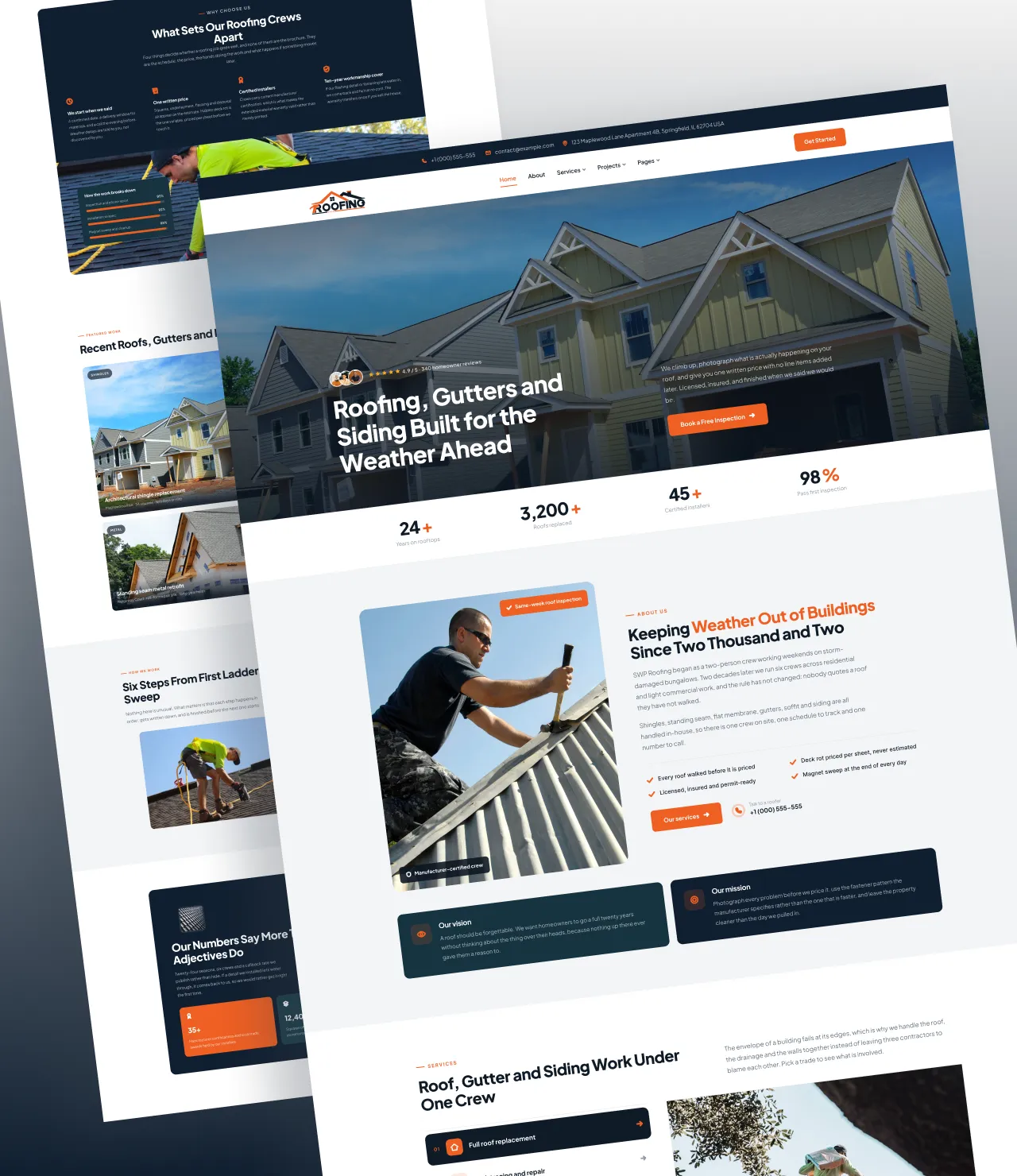 roofing wordpress theme