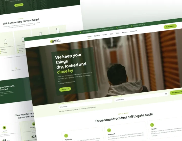 Self Storage WordPress Theme