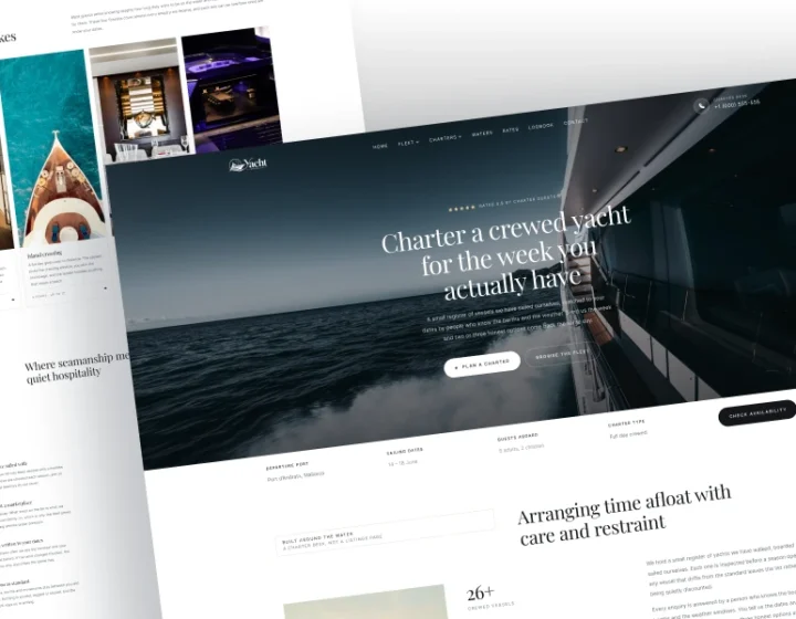 Yacht WordPress Theme