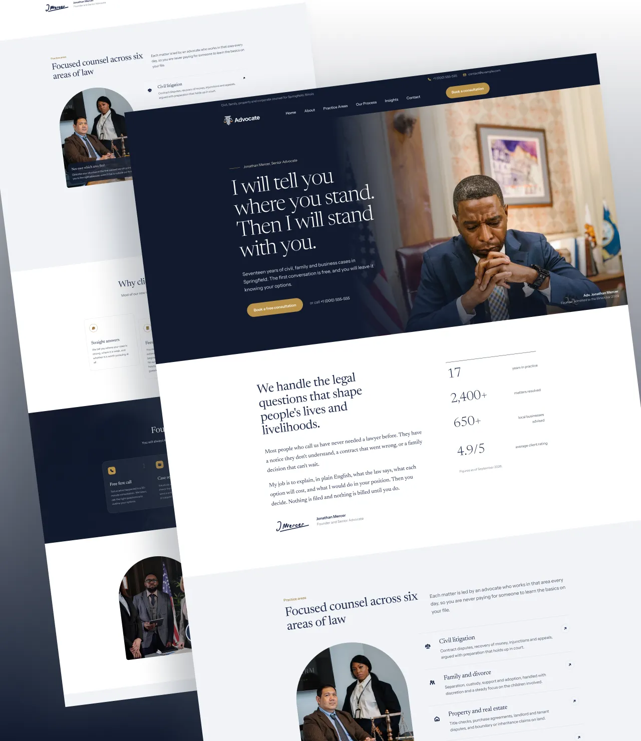 Advocate WordPress Theme
