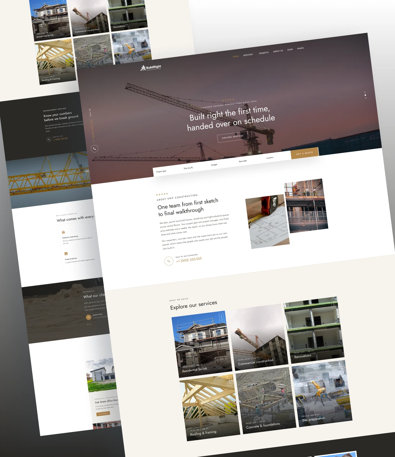 WordPress Themes for Manufacturing Companies (Industrial Picks 2026) 2 Construction WordPress theme for a manufacturing and contracting firm