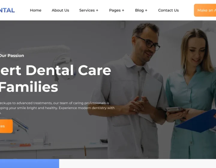 Free Dental Clinic WordPress Theme