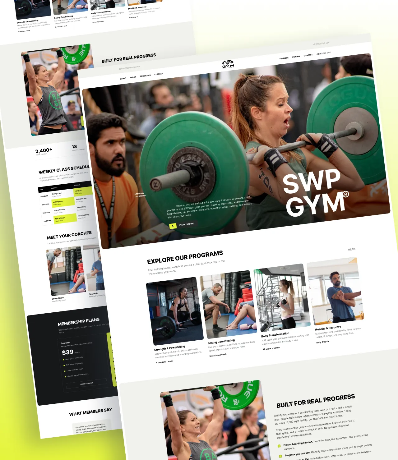 Gym WordPress Theme
