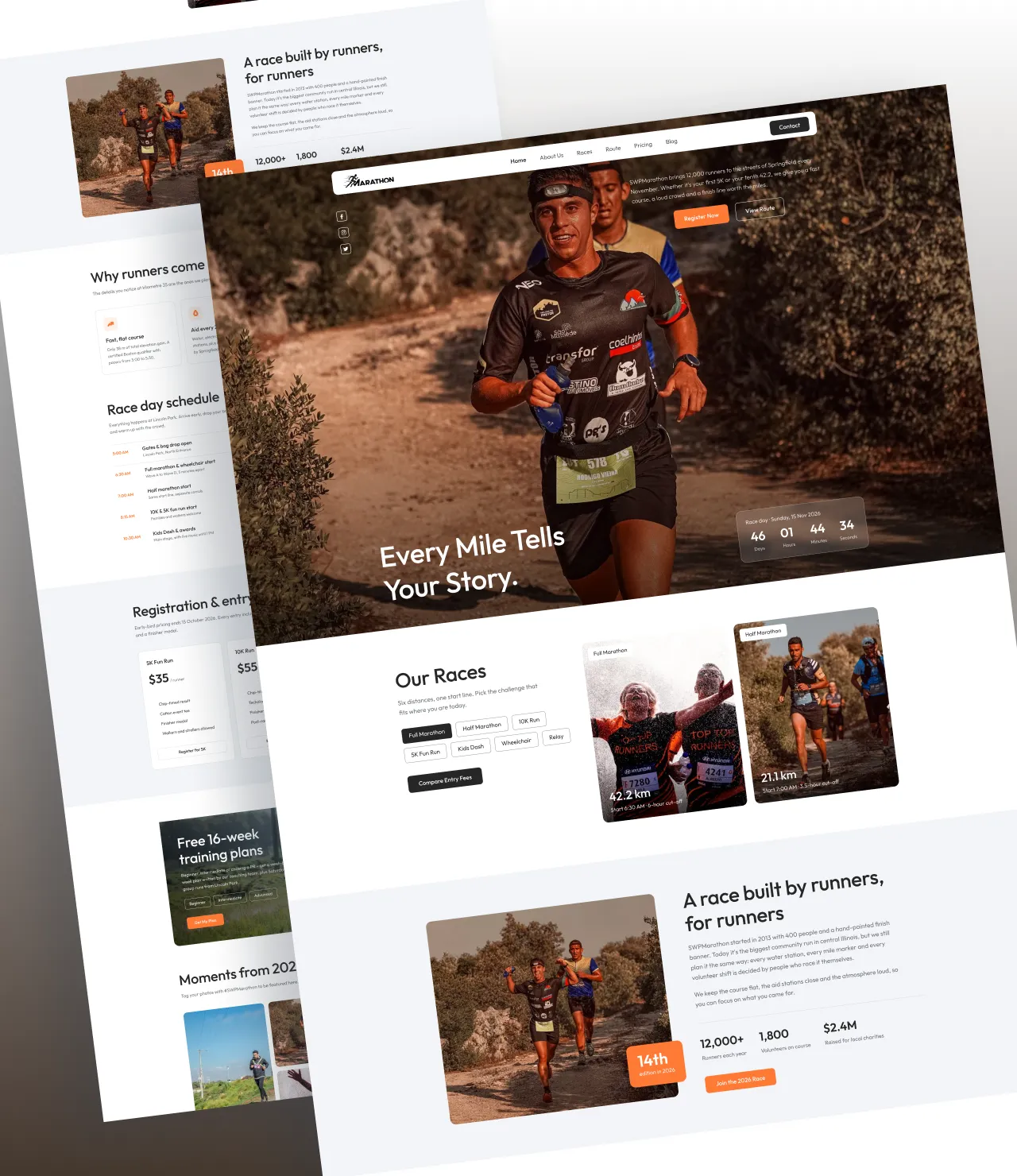 Marathon WordPress Theme