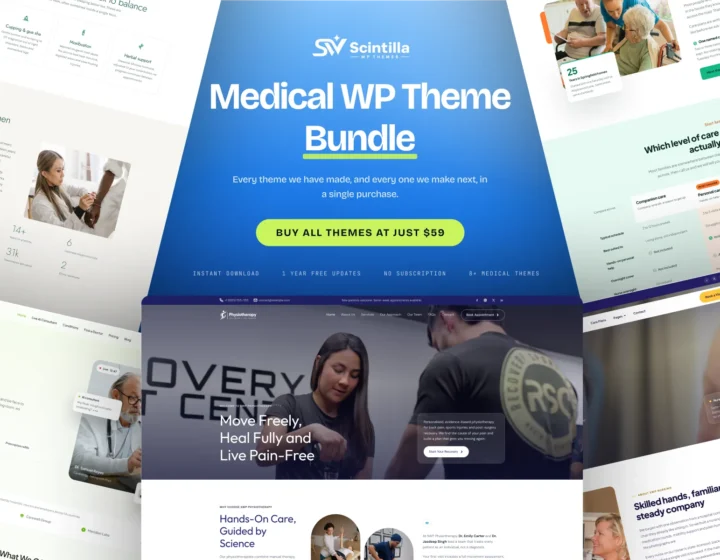 Medical & Healthcare WordPress Theme Bundle
