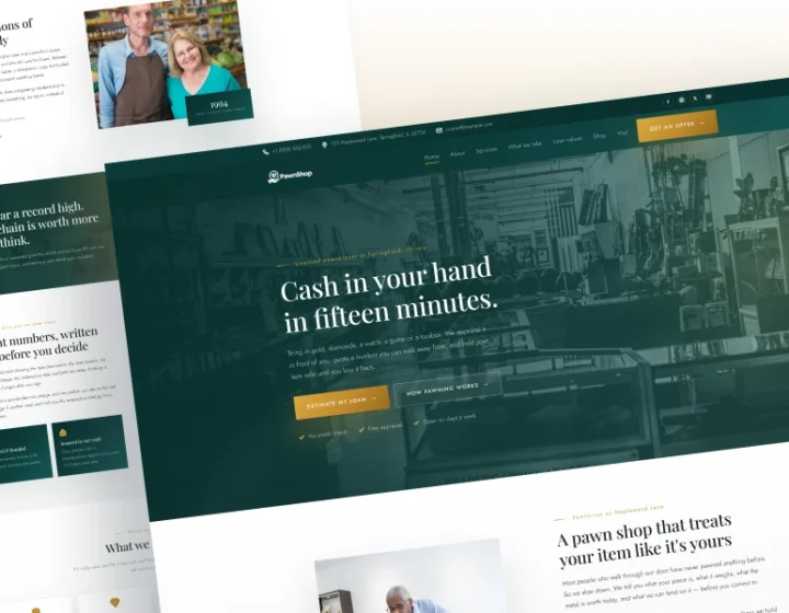 Pawn Shop WordPress Theme