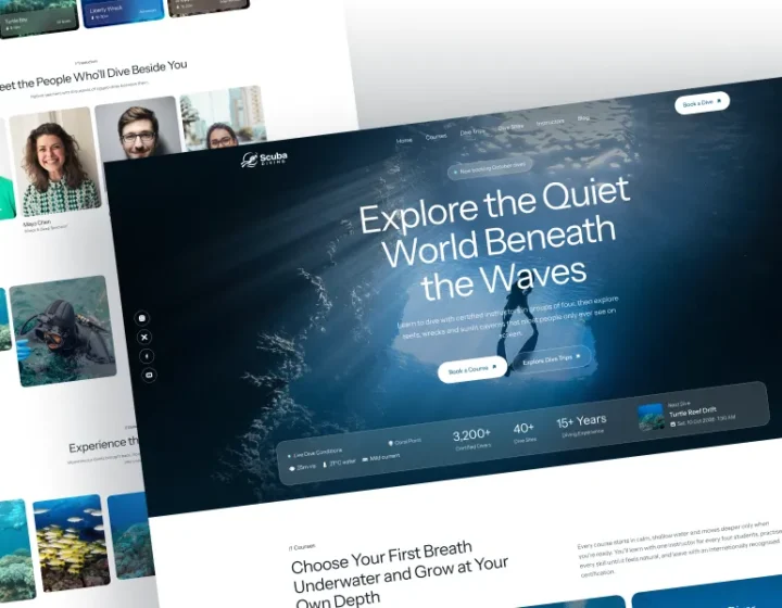 Scuba Diving WordPress Theme
